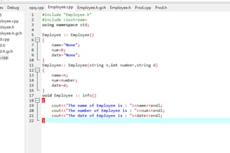 debug code for cpp and python