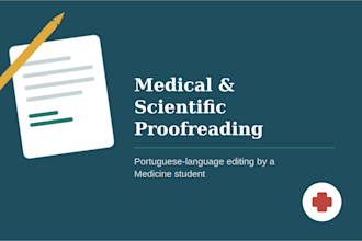 proofread medical texts in portuguese
