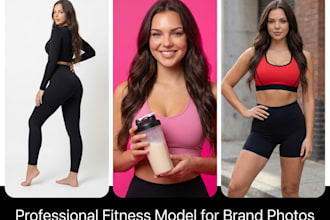 be your fitness model for professional brand photos