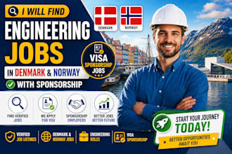 find engineering jobs in denmark and norway with sponsorship