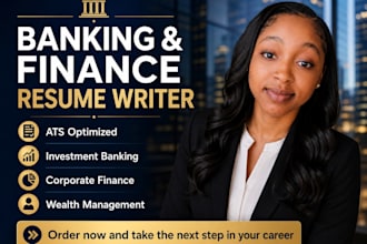 an ats banking and finance resume, CV and cover letter