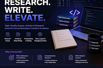 write professional articles, blogs, and research essays
