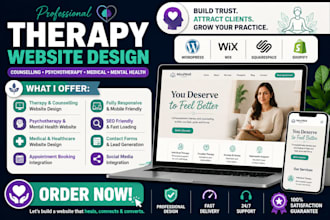 build therapy website design counselling psychotherapy medical mental website