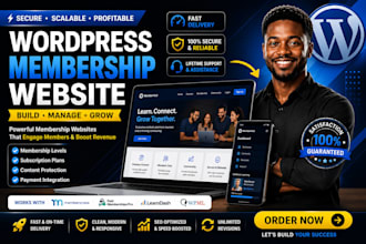build your wordpress membership website