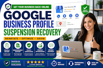 fix suspended google business profile and help reinstate your gbp with review