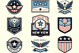 create patriotic american flag vintage retro t shirt design