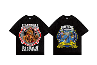 do custom firefighter t shirt design