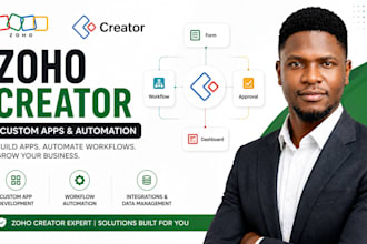 build custom zoho creator apps and automate workflows
