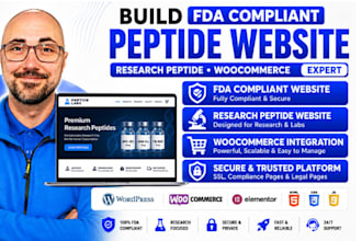 build fda complaint peptide website research peptide woocommerce peptide website