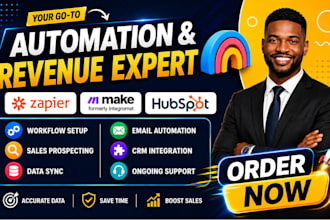 setup clay apollo io hubspot monday zoho zapier n8n ai automation