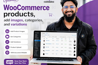 upload woocommerce store products