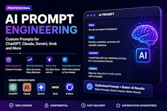 create custom ai prompts for chatgpt claude gemini and grok