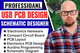 pcb board design schematic pcb layout electronics usb hub circuit design esp32