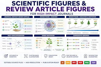 create review article figures and scientific diagrams