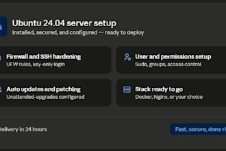 install, configure ubuntu on vm secure and optimized