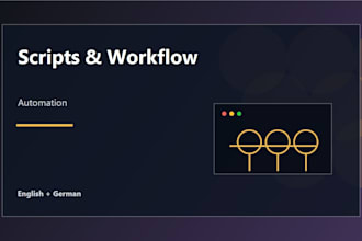 create automation scripts for your server website or workflow