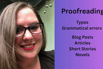 proofread your stories and projects