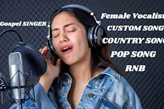 sing female pop rnb singer gospel lead and background vocalist