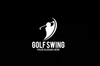 create a golf logo with modern branding