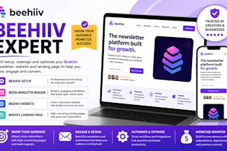 beehiiv newsletter setup beehiiv website beehiiv newsletter and landing page