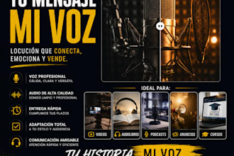 locution for videos or audios