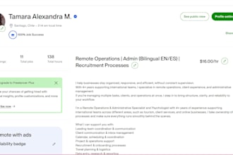 be your executive assistant for admin and business support