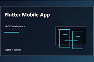 build a flutter mobile app mvp for android and ios