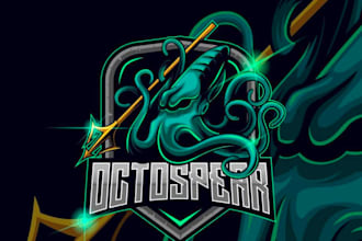 design most wonderful octopus mascot logo design service