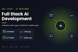 build custom ai websites, ai web apps and ai chatbots