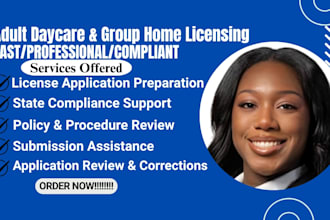 assist adult daycare, group home with license application for maryland, texas