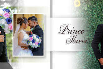 design premium wedding album layouts for photographers