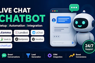 do livechat chatbot com kommo landbot uchat tawk to botpress voiceflow chatfuel