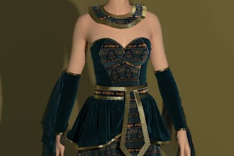 create metahuman clothing outfits and digital fashion for unreal engine