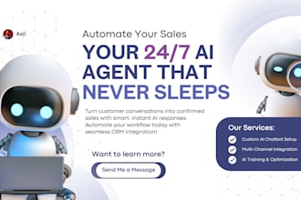 build an ai chatbot and CRM automation to scale your business
