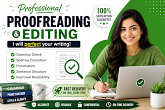 proofread and edit english documents professionally