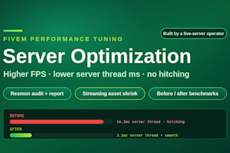 optimize your fivem server for fps, stability and low ms