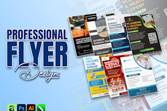 design a professional minimalist flyer or brochure