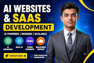 develop ai saas and websites in reasonable price