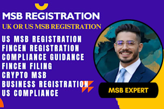 register your msb business registration for fincen compliance in the USA, UK