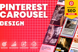 design high converting pinterest carousels in canva