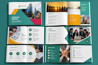 design corporate company profile, brouchure, annual report and proposal design