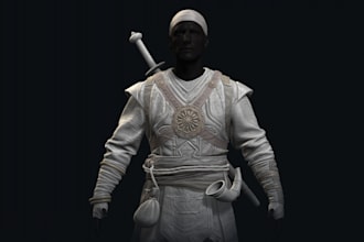 design 3d cosplay models, figurines, face sculpts, and 2d to 3d characters