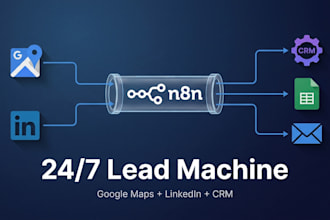 build n8n lead generation automation with CRM integration