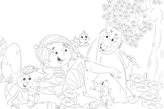 bold and easy coloring pages custom