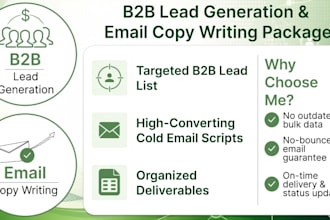 build a verified b2b lead list and write cold emails that convert