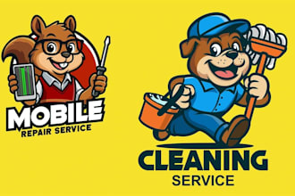 create a professional custom mascot logo