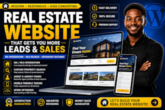 real estate website in wordpress with idx mls integration