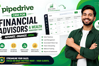 do pipedrive CRM follow up automation for financial advisors