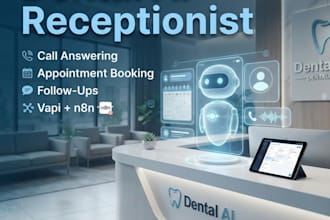 build an ai dental receptionist with vapi, n8n, calendar booking, and reminders