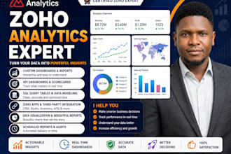 build custom zoho analytics dashboards and reports